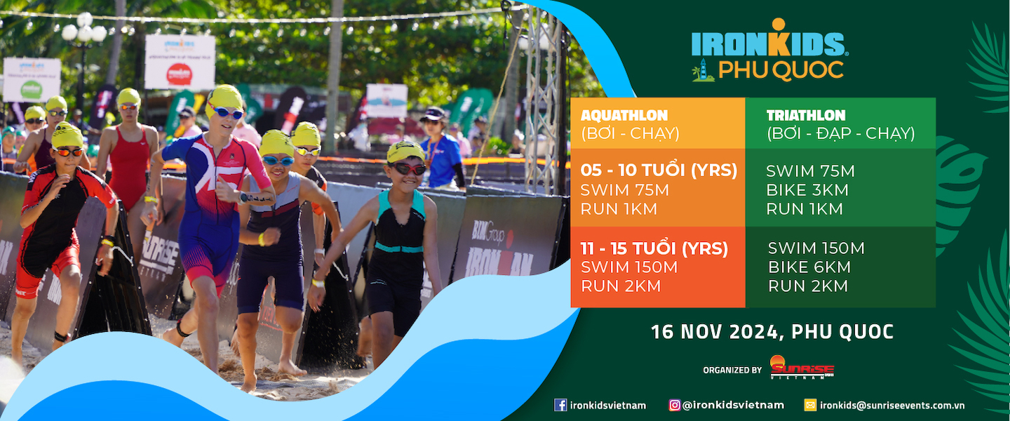 Sự Kiện Giải Triathlon (Ba Môn Phối Hợp) Ironkids Phú Quốc 2024 1